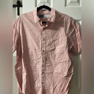 Old Navy Men's Casual Pink Button Down Shirt